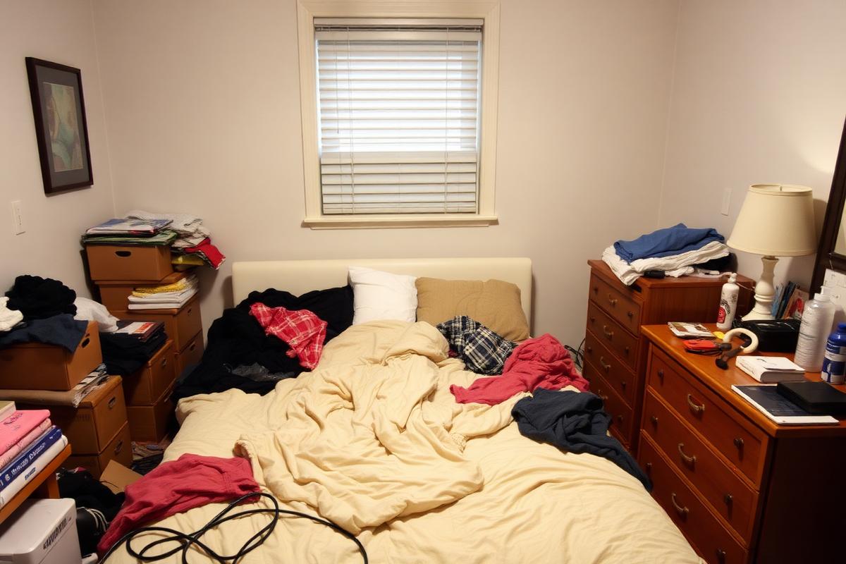 Remove visual clutter — BEFORE