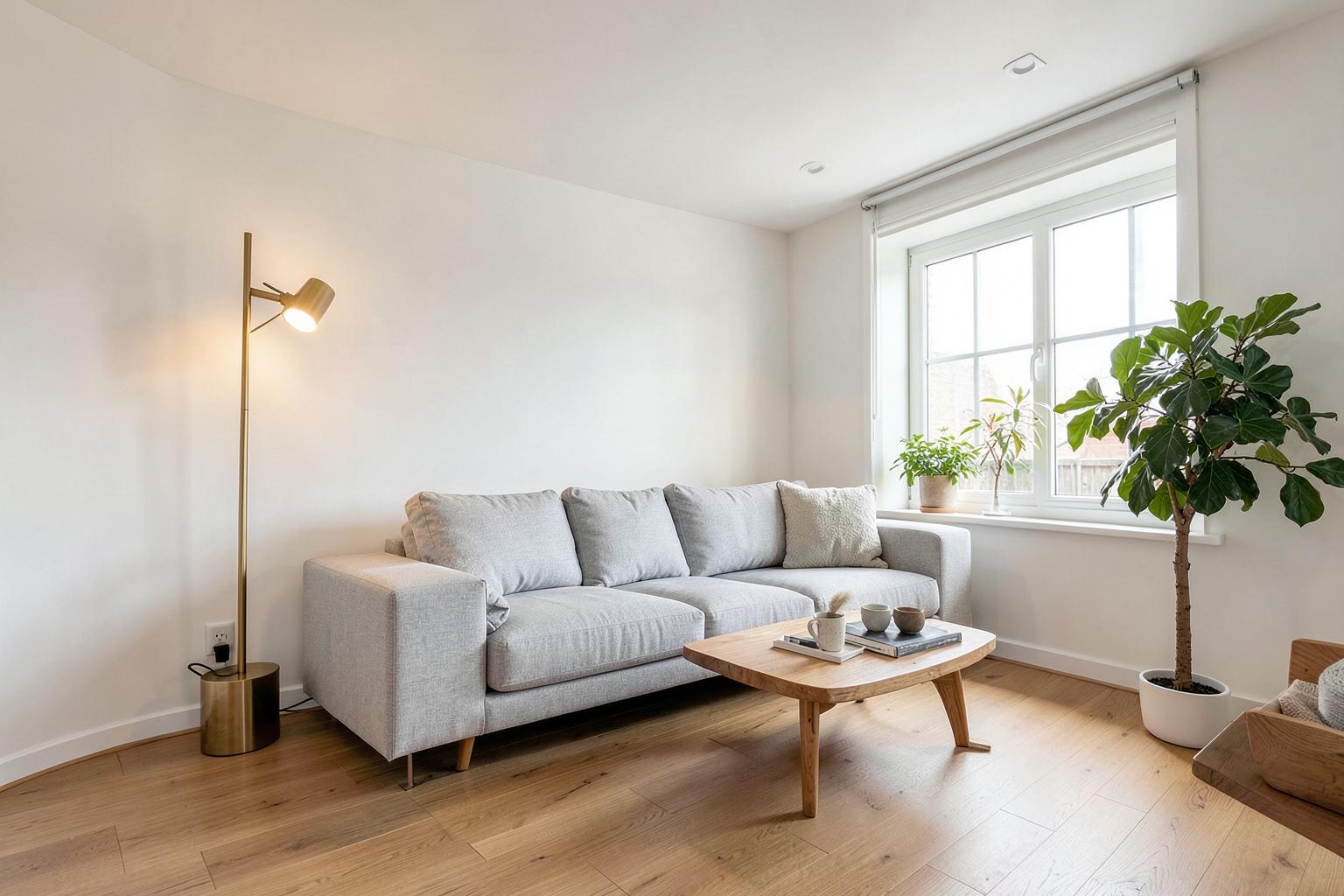Dated interior → modern