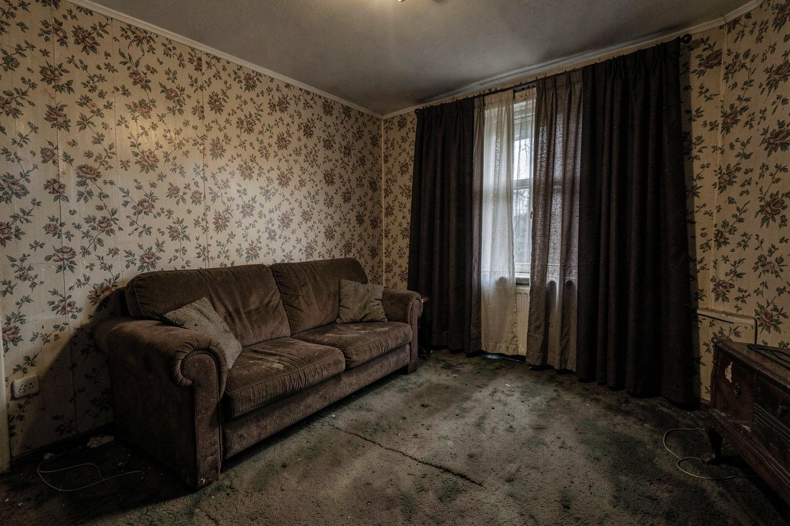 Dated interior → modern — BEFORE